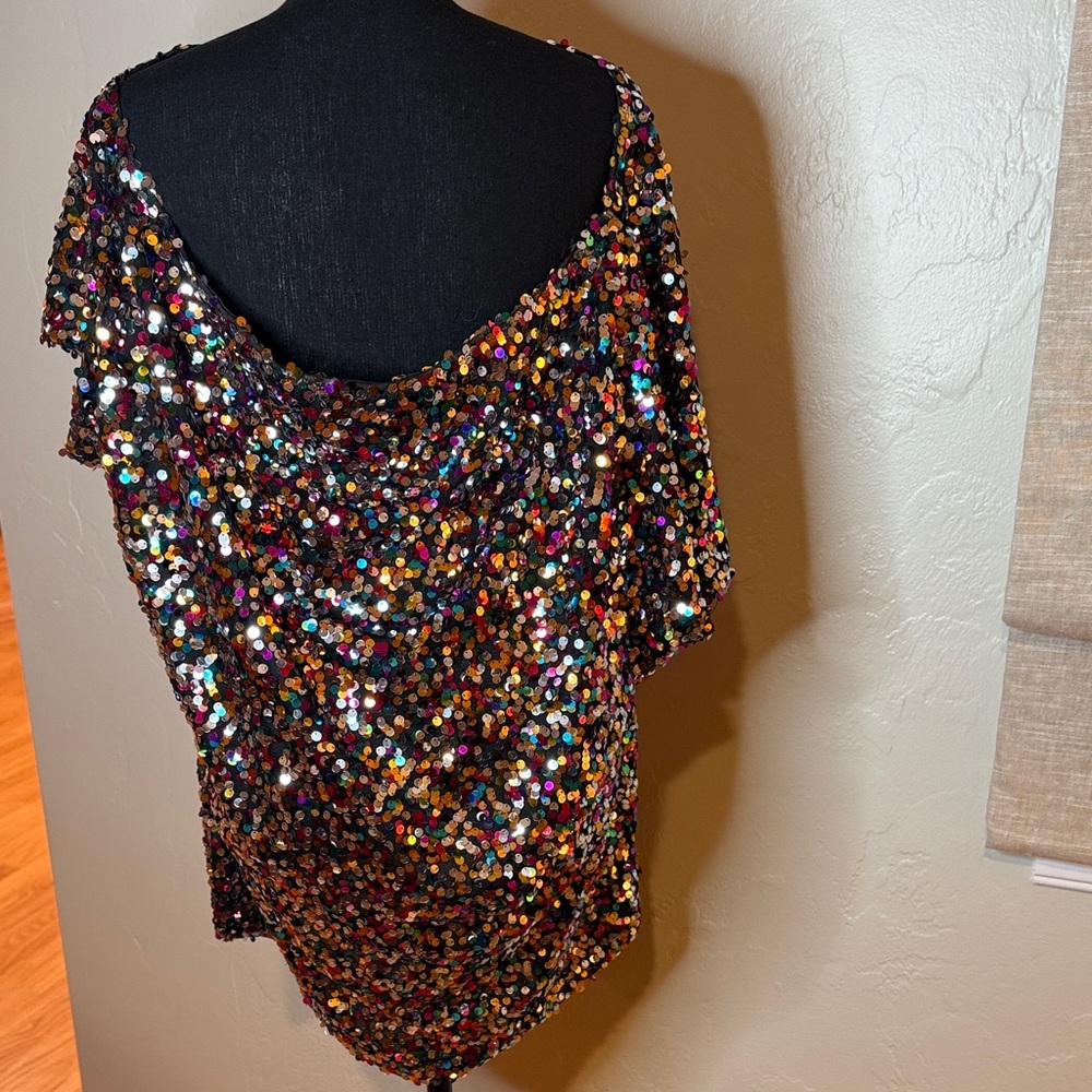 Multicolor Sequin Women's Top - Picture 5 of 10